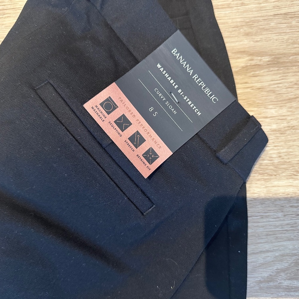 Banana Republic NWT Curvy Sloan Pants 8 Short